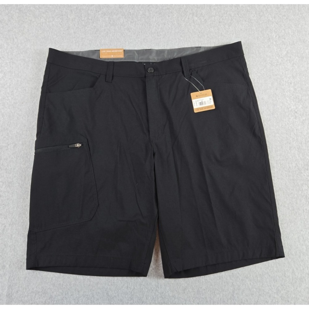 NEW Eddie Bauer Rainier Shorts Mens Size 42 Black Cargo Hiking Lightweight NWT